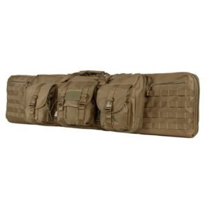 Vism Deluxe Double Rifle Case 46 inL X 13 inH-Tan