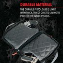 G.P.S. Tactical Quad Plus 2 Pistol Case Black GPS-1311PCB