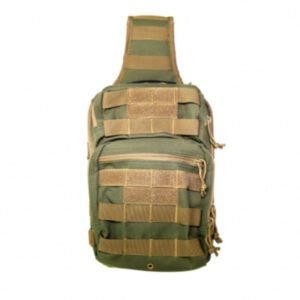 Vism Sling Utility Bag Green w Tan Trim